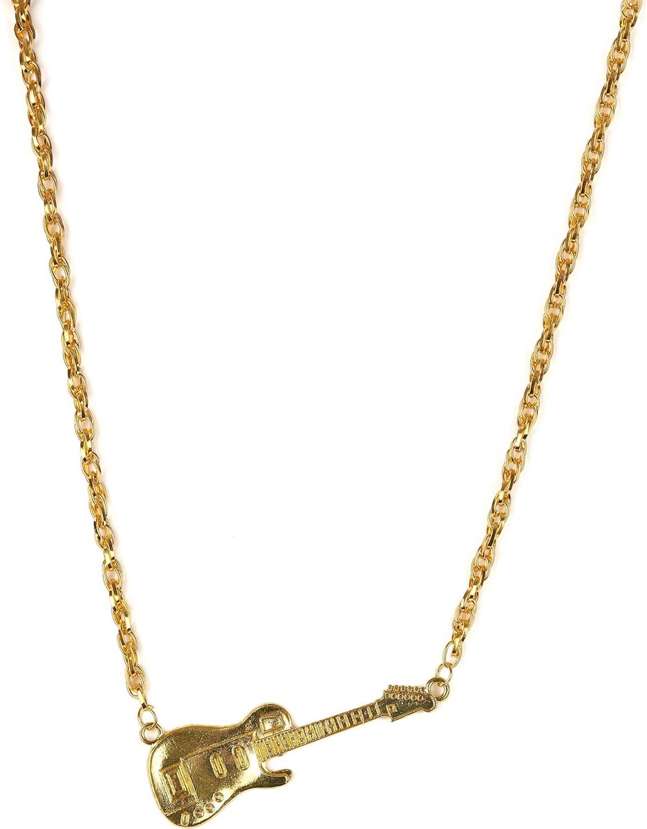 ESPA - Goudkleurige gitaarketting voor volwassenen - Accessoires > Sieraden